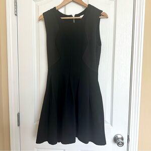 BCBG Black Skater Style Sleeveless Dress Size Medium
